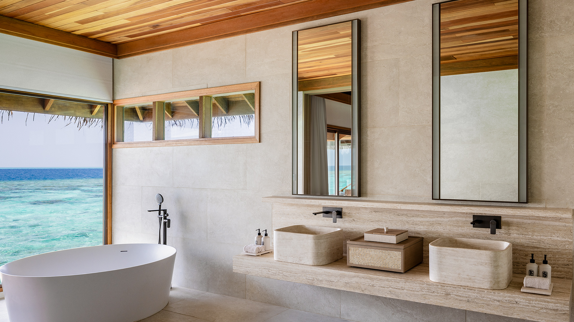 Bathroom | Huvafen Fushi Maldives | BLINK Design Group