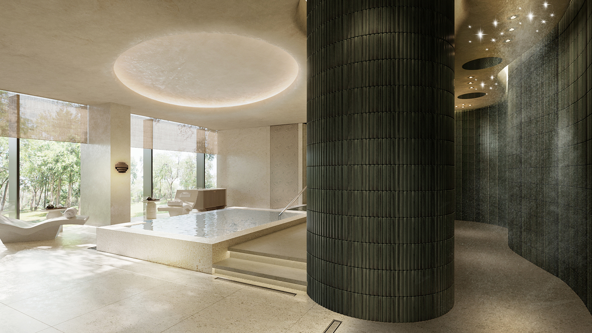 Rainforest Area | Banyan Tree Spa Dubai | BLINK Design Group